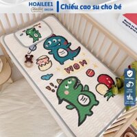 Chiếu latex cao su non chiếu điều 3d  hòa cho bé có kèm vỏ gối (tặng ruột gối) kích thước 60x120