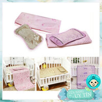 Chiếu Lụa Điều Hòa 3D Cho Bé Tặng Kèm Gối Thảo Dược Cao Cấp Thông Khí Chống Hấp Hơi HappyKidsMart