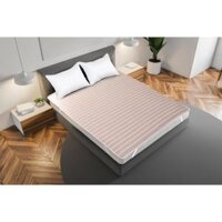 Chiếu Mát Hanvico Cool Mattress Cao Cấp  Đệm Mát - Chiếu Điều Hòa  - CM2 - Màu Kẻ kem - 150x190