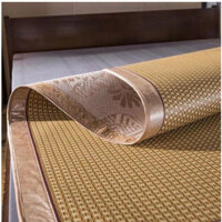 Chiếu mây điều hòa có đai cài nệm, Chiếu sợi mây mỏng cho mùa hè