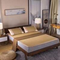 Chiếu Mây Điều Hoà Muji Nhật Bản Lót Lụa TẶNG KÈM 1 ĐÔI GỐI