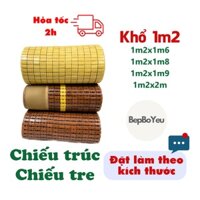 Chiếu tre 1m2, chiếu trúc hạt, chiếu tre giá rẻ, nằm mát, chiếu điều hòa - Bếp Bố Yêu