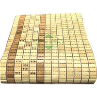 Chiếu trúc 1m2x1m9 hạt vàng không viền, chiếu tre Việt Nam, thương hiệu Lan Lan, chiếu trúc mắt mai