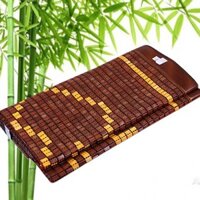 Chiếu trúc 1m4x1m9 màu nâu đen có viền, chiếu tre Việt Nam, thương hiệu Lan Lan