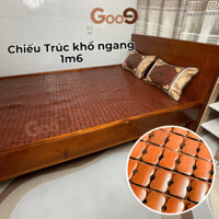 Chiếu trúc 1m6, chiếu tre 1m6, chiếu trúc hạt dành cho giường đôi, thoáng khí điều hòa, nằm mát