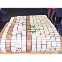 Chiếu trúc 1m6x2m hạt vàng không viền, chiếu tre Việt Nam, thương hiệu Lan Lan, chiếu trúc mắt mai