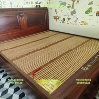 Chiếu trúc 1m8,chiếu tre,chiếu lá mộc nằm điều hòa mát lạnh TranBedding LM nhiều kích thước 1m2,1m4,1m5,1m6,1m8,2m