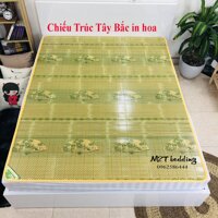 Chiếu trúc chiếu tăm Tre Tây Bắc M2T bedding chiếu Việt Nam xuất khẩu đủ mọi kích thước - Chiếu Tây Bắc in hoa,1m2 x 1m9