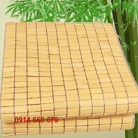 Chiếu trúc chiếu tre hạt vàng trắng loại 1 hàng tốt size 1m8