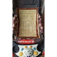 Chiếu trúc đặt vào xe đẩy cho em bé kt 40cm x 90cm trẻ nằm cho mát lưng tránh mồ hôi trộm