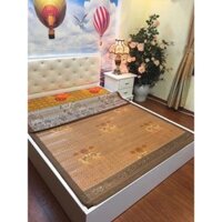 Chiếu Trúc Điều Hoà vân gỗ lót lụa đủ kích thước 1.4m-1.5m- 1.6m- 1.8m-2m