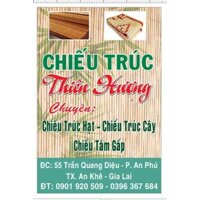 Chiếu trúc hạt nâu hạt vàng kích thước ngang 1,4m x dài 1,9m