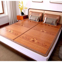 Chiếu trúc tăm vân gỗ in hoa - hoạ tiết ngẫu nhiên kích thước 1m2, 1m4, 1m5, 1m6, 1m8