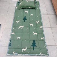 Chiếu văn phòng 3 trải sàn cao cấp có lớp chống trơn trượt ,Đệm du lịch size 90x190cm gấp gọn tiện lợi đa năng