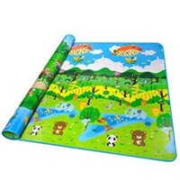 🤩🤩Chiếu xốp / Thảm trải sàn xốp 2 mặt phủ Silicone chống thấm, chống ngã cho bé vui chơi