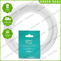 CHIHIROS - Clear Hose (Cuộn 3 mét) | Dây ống nước Silicon trong suốt chống gập cho thiết bị lọc hồ thủy sinh, hồ cá biển