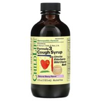 ChildLife Essentials Formula 3 Cough Syrup Alcohol Free Natural Berry 4 fl oz (118.5 ml)