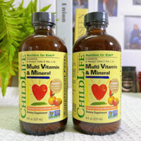 Childlife Multi vitamin & Mineral 237ml Mỹ- Siro bổ sung Vitamin tổng hợp và khoáng chất cho trẻ