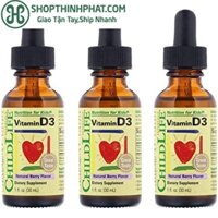 ChildLife Vitamin D3 Cho Trẻ Sơ Sinh Của Mỹ 30ml
