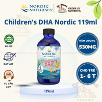 Children's DHA Nordic Phát Triển Não Bộ, Ngôn Ngữ, Đề Kháng Chính Hãng Bay Air 119ml