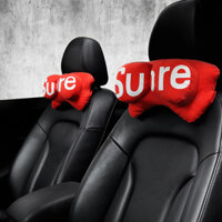 Children's Double Pillow Car Sports Headrest Neck Pillow Car Pillow Lumbar Support Pillow Car Seat Neck Pillow Four Seasons Lhfg