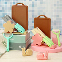 children's toys mini toys baby cooking sets Toys Trẻ Em Nhà Bếp Nhựa Dao Cắt Trái Cây An Toàn Dao Nhỏ Không Làm Tổn Thương Tay Nhà Bếp Dao Cắt Cắt Bộ Nhạc Đồ Chơi Cho Bé