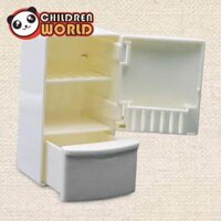 Childrenworld Tủ Lạnh Nhà Búp Bê Dễ Thương Tủ Lạnh Nhà Búp Bê Mini Bằng Nhựa Cứng Không Biến Dạng Đồ Nội Thất Nhà Bếp Tủ Lạnh Cho Trẻ Em