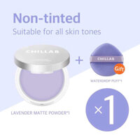 CHILLAB Lavender Matte Powder - Phấn phủ không bột phấn màu tím với độ kiềm dầu siêu đỉnh mang lại lớp nền lì chính hãng