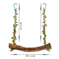 Chim Đứng Vẹt Để Bàn Nhánh Chim Đứng Phượng Hoàng Đen Hoa Mẫu Đơn Da Hổ Nhỏ Và Vừa Chim Đồ Chơi Đăn