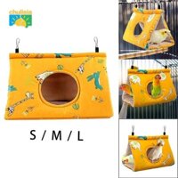 Chim Trốn Ngủ Giường San Hô Nơi ẩn náu Hut Treo Võng Cho Vẹt Cockatiels Budgies Lovebird