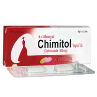 Chimitol vaginal tablet 500mg điều trị viêm âm đạo ra khí hư, viêm nặng do vi khuẩn nhạy cảm