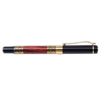 Chinese Classical Roller Ball Pen Elegant Golden Metal Ballpoint Pen for Office Business Signature School Student Gift