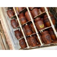 Chĩnh gạo 20KG- Hũ gạo Tài Lộc-Chum vại gốm đựng gạo cao cấp Bát Tràng-Thùng gạo men mộc LiLy Decor