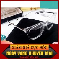 {CHÍNH HÃG}  MẮT KÍNH GIẢ CẬN TRONG SUỐT GỌNG VÀNG SANG CHẢNH CỰC HOT-HANASHOP