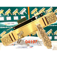 [chính hãng] 04197 khoá cửa đi 2-4 cánh Đồng cao cấp Việt Tiệp cho cửa gỗ dài 30 cm - BH 3 năm