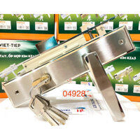 [chính hãng] 04928 Khoá cửa 2-4 cánh dài 248mm cao cấp Việt Tiệp cho cửa gỗ, sắt 4x8 – BH 2 năm