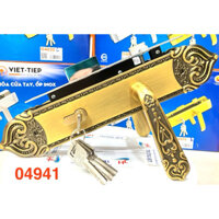 [chính hãng] 04941 Khoá cửa 2-4 cánh dài 33cm cao cấp Việt Tiệp cho cửa gỗ, sắt 4x8 – BH 3 năm