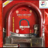[chính hãng] 06975 Khoá xe máy chữ U cao cấp Việt Tiệp an toàn cho xe tay ga.- Bảo hành 2 năm