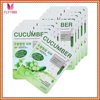 [CHÍNH HÃNG] 10 Miếng Đắp Mặt Nạ Dưỡng Da Dưa leo DABO Hàn Quốc 23g