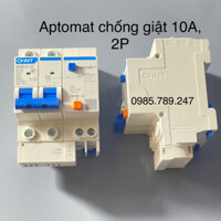 ✅[Chính hãng 100%] Aptomat chống giật Chint 2P, 10A, 16A, 20A, 25A, 32A, 40A, 50A, 63A, Aptomat chống dò điện