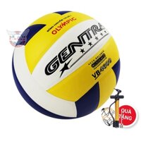 (Chính hãng 100%) Bóng Chuyền Da PU Gentra 4600 - Tặng bơm, kim bơm, túi lưới - Quả bóng chuyền tiêu chuẩn thi đấu