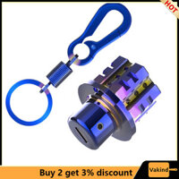 Chính hãng 100% Đầu chìa khóa titan bị cháy sửa đổi General Cnc + Phụ kiện móc chìa khóa