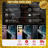 Chính Hãng 100% điện thoại di động S22 Ultra 6.8inch Full HD hỗ trợ 2 thông minh SIM 4G/5G Android chơi game COD