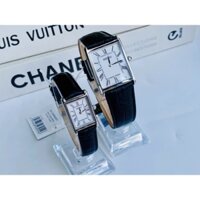 [Chính Hãng 100%] Đồng Hồ Cặp Nam Nữ Seiko Essentials Quartz White Dial Black Leather Watch SWR049 và SWR053 Siz 36,28