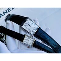 [Chính Hãng 100%] Đồng Hồ Cặp Nam Nữ Seiko Essentials Quartz White Dial Black Leather Watch SWR049 và SWR053 Siz 36,28