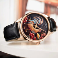 [Chính Hãng 100%] Đồng Hồ Nam Carnival G51501-G (51501) Gà Trống Máy Cơ (Automatic)Kính Sapphiare Siz 40 Dây Da Full Box