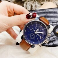 [Chính Hãng 100%] Đồng Hồ Nam Fossil  BQ2163 (2163) Máy Quartz (Pin) Kính Khoáng Mặt Tròn Siz 42mm Dây Da Nâu Full Box