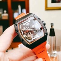 [Chính Hãng 100%] Đồng Hồ Nam  Bonest Gatti BG9901G (9901)Máy Cơ Automatic Mặt Chữ Nhật Dây Silicon Siz 42,5mm