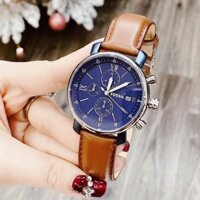 [Chính Hãng 100%] Đồng Hồ Nam Fossil  BQ2163 (2163) Máy Quartz (Pin) Kính Khoáng Mặt Tròn Siz 42mm Dây Da Nâu Full Box