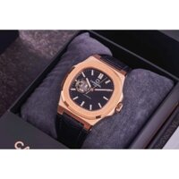 [Chính Hãng 100%] Đồng Hồ Nam  Carnival 8128G (8128) Máy Cơ (Automatic) Kính Sapphiare Mặt Siz 41 Dây Da Full Box